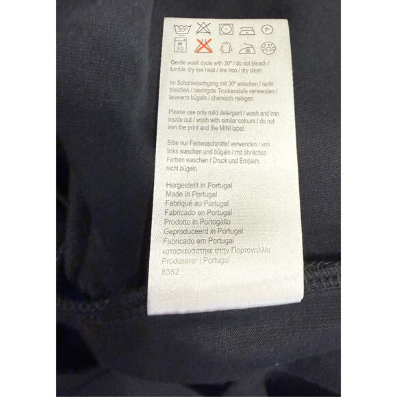 New! MINI Cooper Official Merchandise T-Shirt Long Sleeve Black Large - Picture 7 of 8